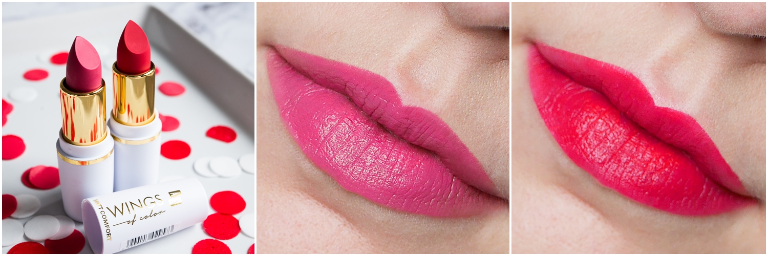 AA Wings of Colors Comfort Matte 32 Pink, 33 Red swatch